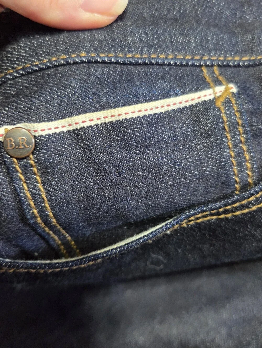 Banana Republic Kaihara Japanese Selvedge Denim Mens Size 29/30 Slim New Jeans